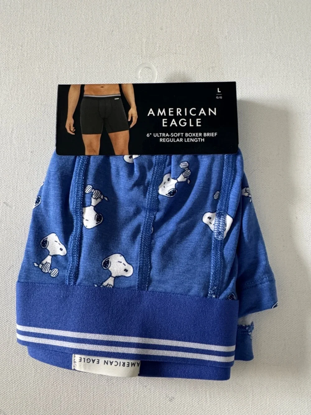 Snoopy Boxer Briefs Mens Large American Eagle
